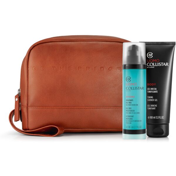 collistar hydra idratante oil free cofanetto the bridge 80 ml idratante viso + 100 ml + 100 ml gel doccia tonificante