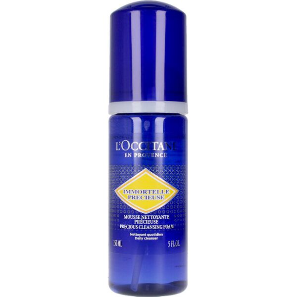 l'occitane en provence immortelle - mousse nettoyante preciouse - mousse struccante viso 150 ml