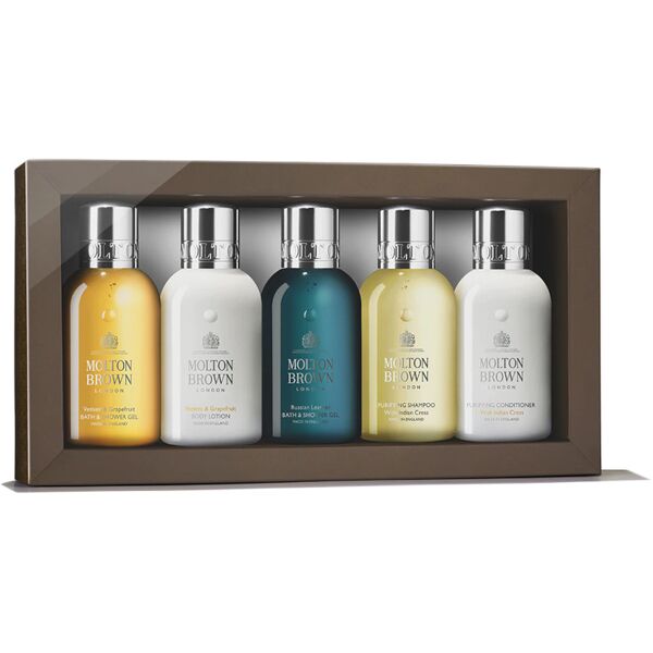 molton brown the body & hair travel collection 5 x 100 ml