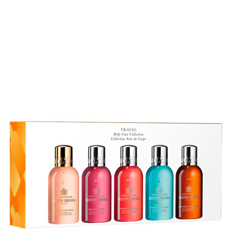 molton brown travel body care collection 5 x 100 ml