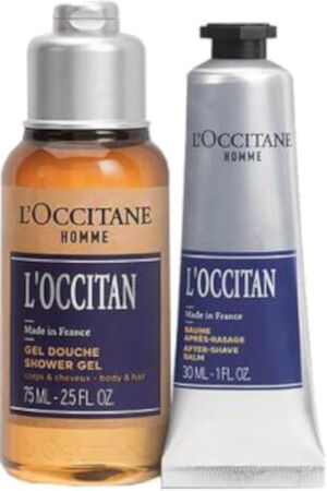 l'occitane en provence l'occitane homme kit 75 ml gel doccia + 30 ml balsamo dopobarba