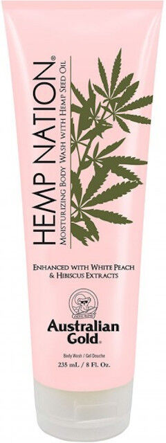 Australian Gold Hemp Nation White Peach & Hibiscus 235 ML