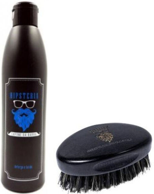 hipsteria sapone barba e baffi + spazzola b-brush confezione 250 ml sapone barba e baffi + spazzola b-brush