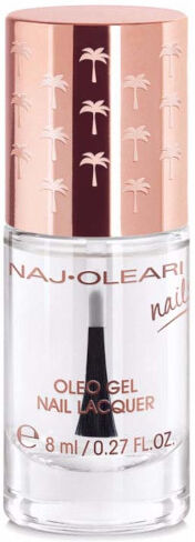 naj-oleari oleo gel nail lacquer - smalto gel effetto gel n. 25 rosso nero