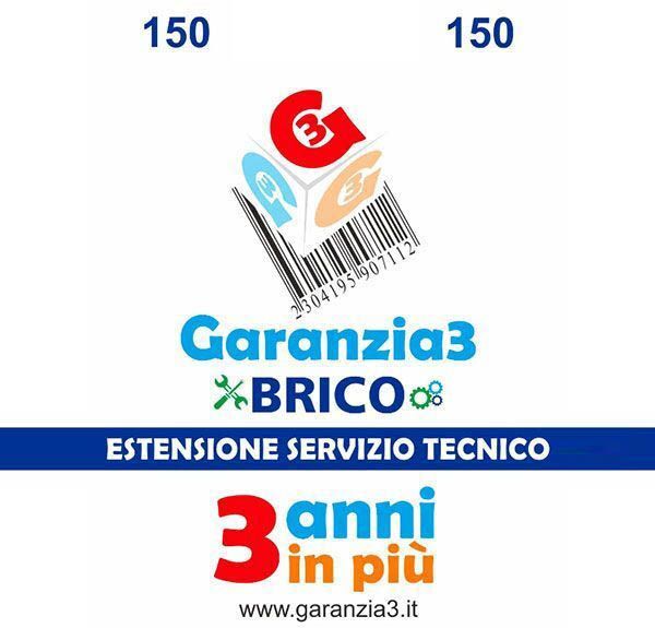 Garanzia3 Brico Estensione Del Servizio Tecnico Fino A 150,00 Euro