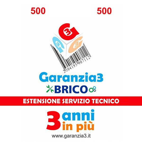 Garanzia3 Brico Estensione Del Servizio Tecnico Fino A 500,00 Euro