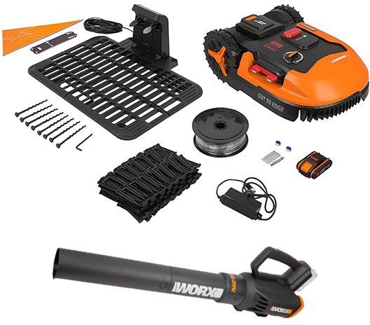 Worx Robot Tagliaerba Landroid M500 – Wr141e Con Soffiatore In Omaggio Worx Robot Tagliaerba Landroid M500 – Wr141e Con Soffiatore In Omaggio