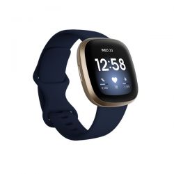Fitbit Smartwatch Versa 3 Midnight Soft Gold