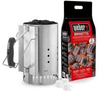 Weber Set Ciminiera D'accensione Rapidfire 17631 Weber Set Ciminiera D'accensione Rapidfire 17631