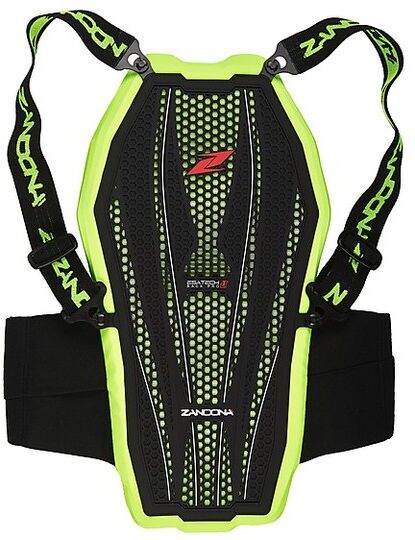 Zandonà Protezione paraschiena moto zandonà esatech back pro x6 giallo fluo livello 2