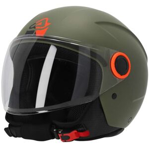 Casco da Moto Jet ACERBIS BREZZA Verde Mlitare taglia XL