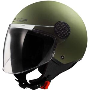 Casco Jet Moto Ls2 OF558 SPHERE 2 SOLID Verde Militare Opaco taglia M