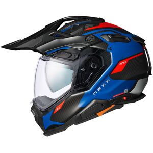 Casco Moto Adventure Nexx X.WED3 KEYO Blu Rosso Opaco taglia 3XL