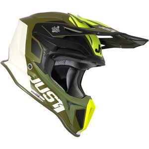 Casco Moto Cross Enduro In Fibra Just1 J18 PULSAR Arancio Ar taglia L