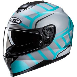 Casco Moto Integrale Hjc C70N HOLT MC4SF Grigio Azzurro Opac taglia 2X