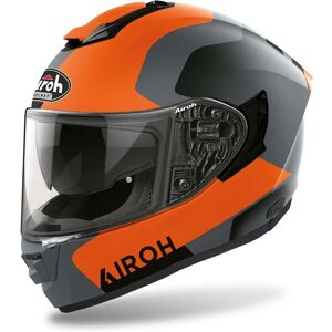 Casco Moto Integrale in Fibra Airoh ST 501 Dock Arancio Opac taglia XL