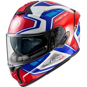 Casco Moto Integrale Premier EVOLUZIONE RR13 Bianco Rosso Bl taglia L