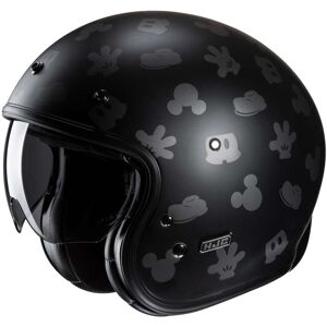 Casco Moto Jet Hjc V31 DISNEY MICKEY MC5SF Nero Opaco taglia M