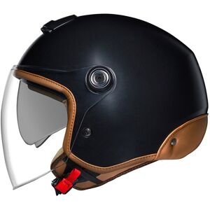 Casco Moto Jet Nexx Y.10 SUNNY Nero Camel Opaco taglia S