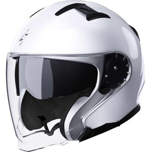 Casco Moto Jet Stormer RIVAL Solid Bianco Perla taglia M