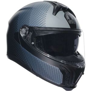 Casco Moto Modulare Agv TOURMODULAR TEXTOUR Opaco Nero Grigi taglia 2X