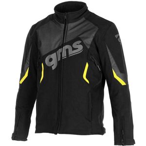 Giacca Moto GMS SOFTSHELL ARROW Nero Giallo taglia M