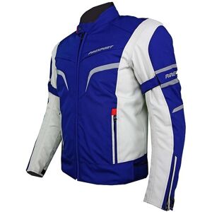 Giacca Moto In Tessuto Prexport Milano Impermeabile Ice Blu taglia M