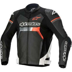 Giubbotto Moto in Pelle Alpinestars GP FORCE Fluo Rosso Bian taglia 52