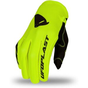 Guanti Moto Enduro da Bambino Ufo SKILL RADIAL Giallo Fluo taglia XL