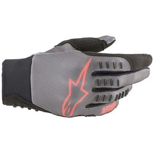 Guanto Moto Cross Enduro Alpinestars SMX-E Grigio Rosso Fluo taglia M