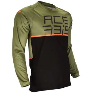 Maglia Moto Cross Enduro / MTB Acerbis RAZORCREST Nero Verde taglia S