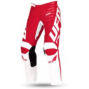 Pantaloni Bambino Moto Cross Enduro Ufo KIMURA Kid Bianco Ro taglia 38