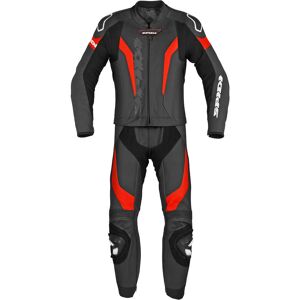 Tuta Moto Divisibile Spidi LASER TOURING Nero Rosso taglia 50