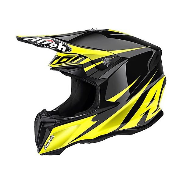 casco moto cross enduro airoh twist freedom giallo taglia 2xl