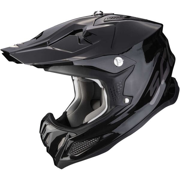 casco moto cross enduro scorpion vx-22 air solid nero taglia xl