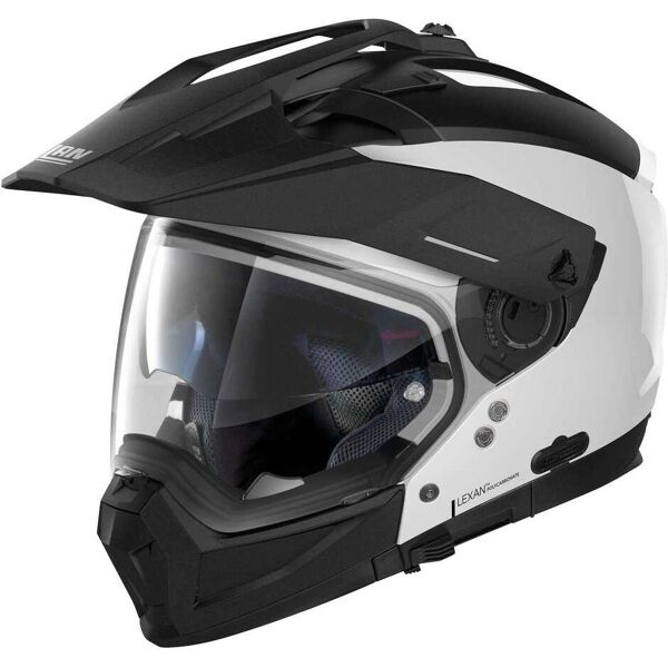 casco moto crossover nolan n70-2 x 06 special n-com 015 bian taglia xs