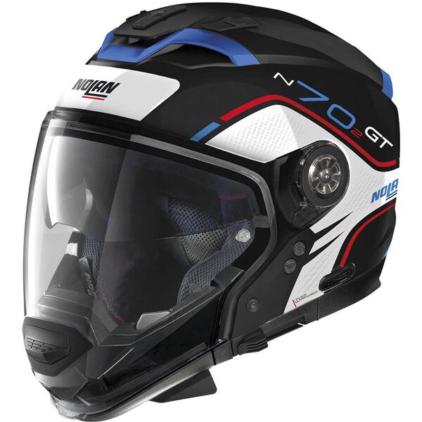 casco moto crossover p/j nolan n70-2 gt 06 flywheel n-com 05 taglia s