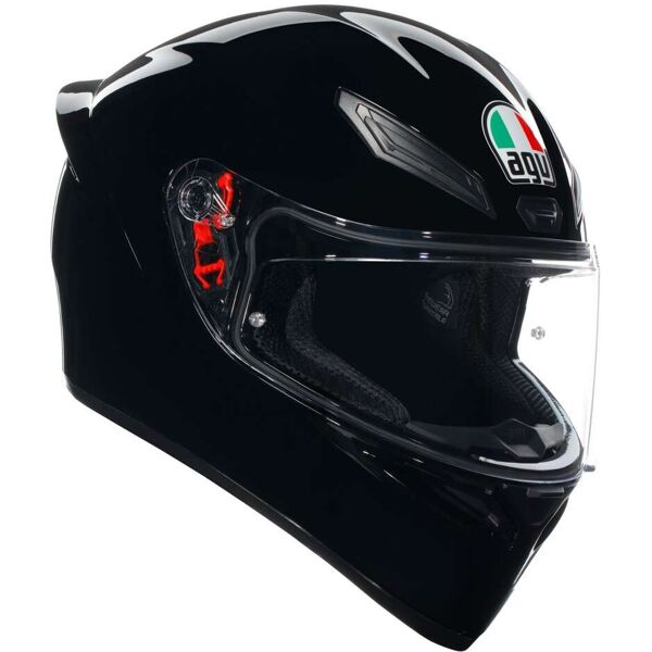 casco moto integrale agv k1 s nero taglia xl