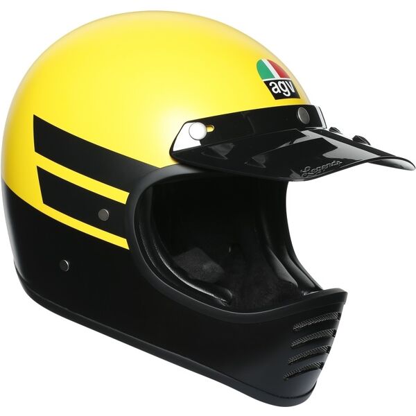 casco moto integrale custom agv legend x101 multi dust giall taglia 2x