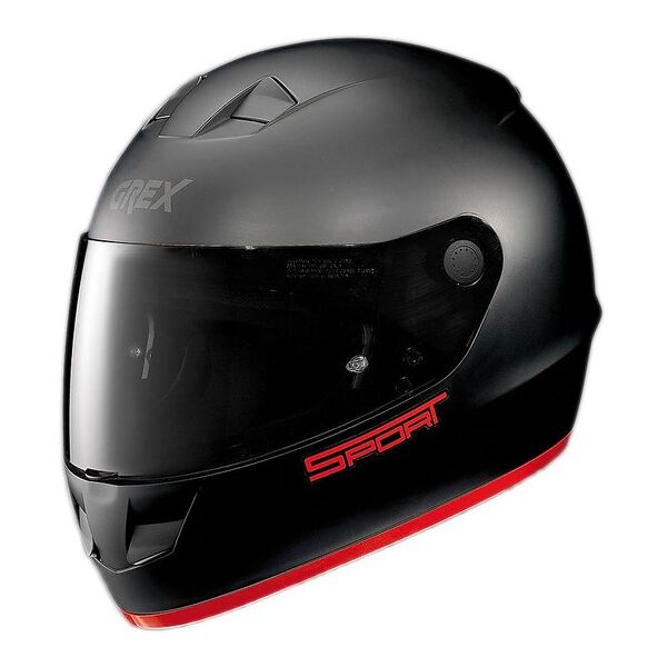 casco moto integrale grex g6.1 k-sport nero opaco taglia l