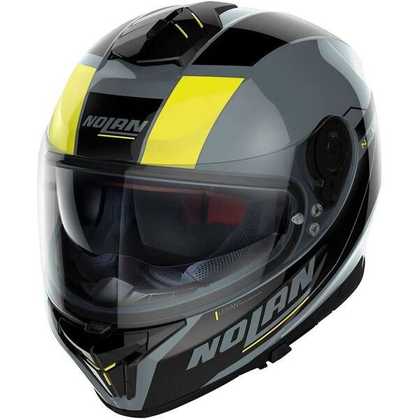 casco moto integrale nolan n80.8 mandrake n-com 048 slate gr taglia 2x