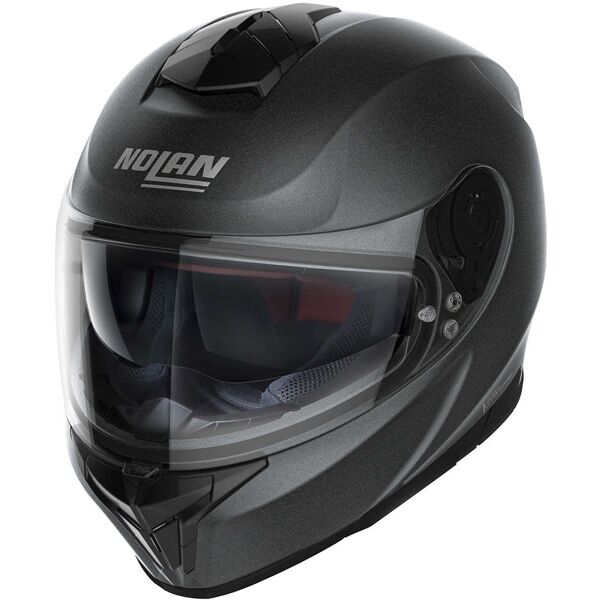 casco moto integrale nolan n80-8 special n-com 009 nero graf taglia m