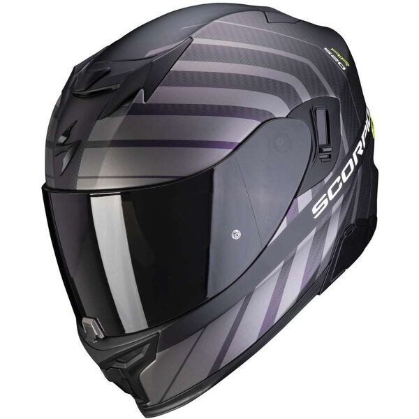 casco moto integrale scorpion exo-520 air shade nero opaco g taglia xs