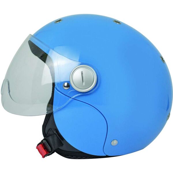 casco moto jet bambino bhr 816 baby azzurro opaco taglia m