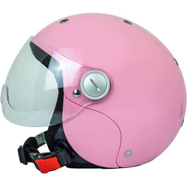 casco moto jet bambino bhr 816 baby rosa opaco taglia m