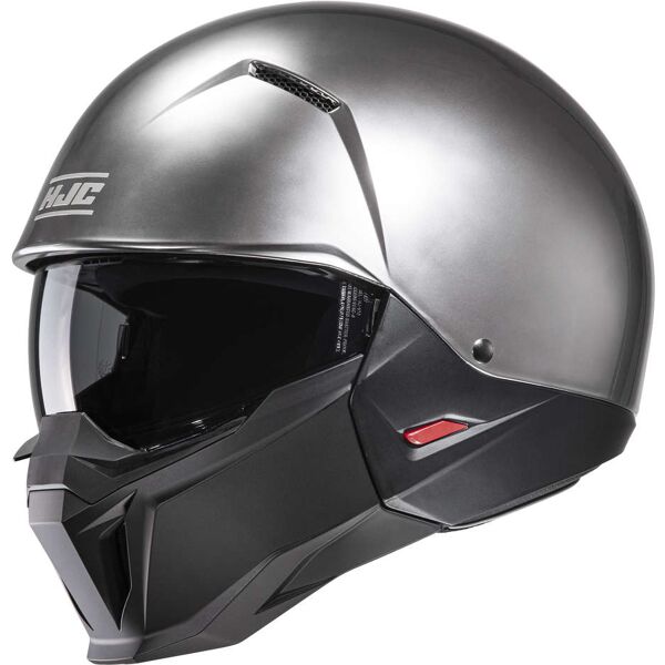 casco moto jet hjc i20 uni hyper grigio taglia m