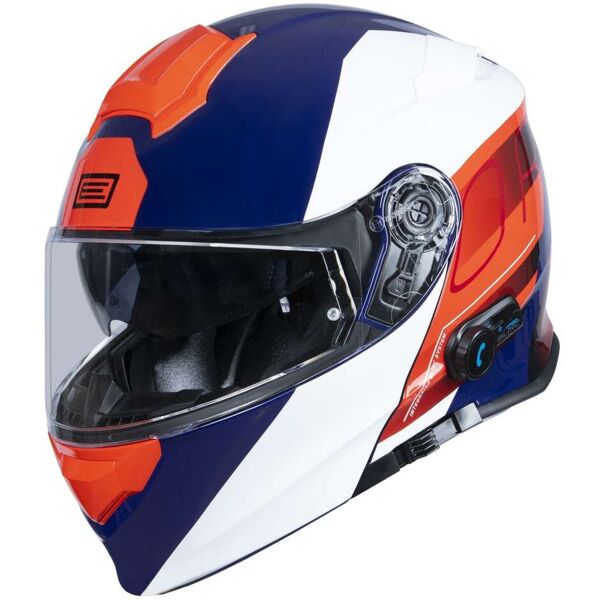 casco moto modulare origine delta bt row rosso bianco blu lu taglia xs