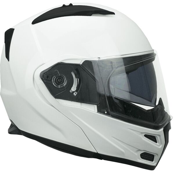 ska-p casco moto modulare skap 5rh doppia visiera bianco taglia m