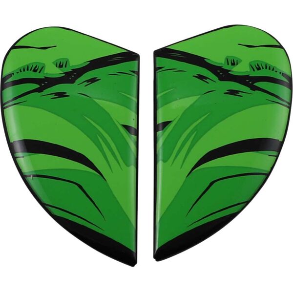 cover laterali per casco icon airform manic'r verde taglia unica