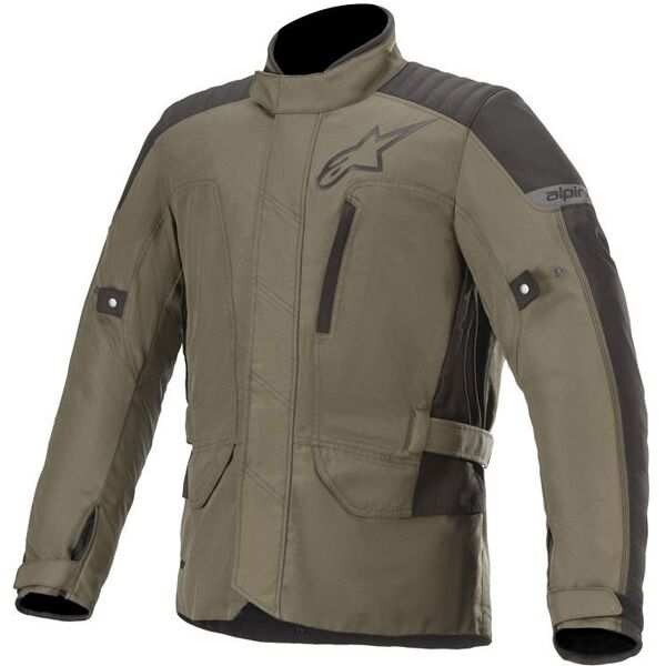 giacca moto alpinestars gravity drystar jacket verde nero taglia l